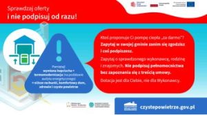 OSTRZEŻENIE DLA WNIOSKODAWCÓW I BENEFICJENTÓW PROGRAMU „CZYSTE POWIETRZE”